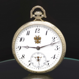 Porcelain Masonic Dial Hamilton Gr. 902 Pocket Watch CA1925